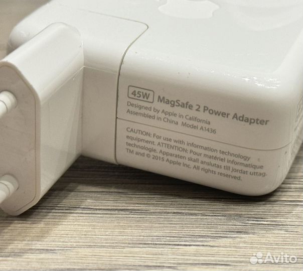 Apple 45W MagSafe 2 Power Adapter (Original 100%)