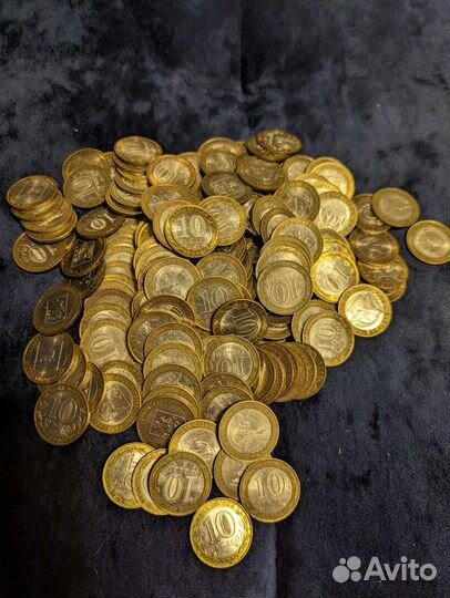 Юбилейные монеты 10 р. биметалл. бим