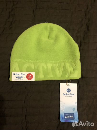 Шапка Button blu,50 и 52