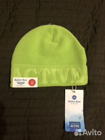 Шапка Button blu,50 и 52