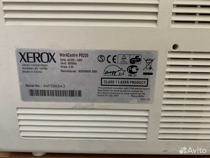 Мфу Xerox Workcentre PE220