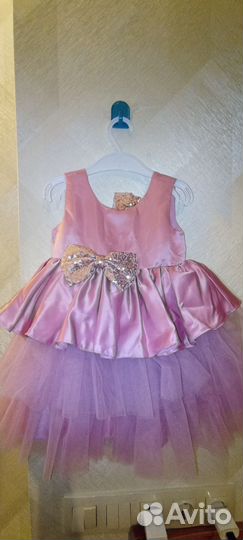 Нарядное платье для девочки 86 92