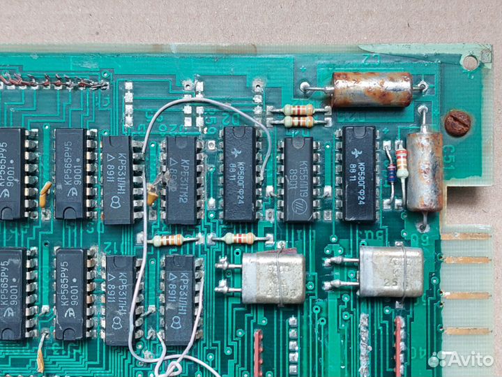 Материнская плата эвм укнц СССР на запчасти