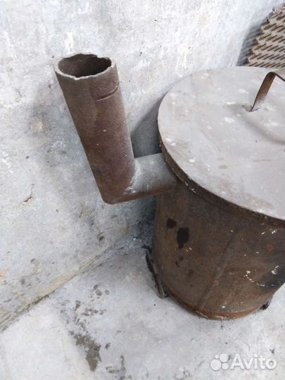 Печка буржуйка в гараж