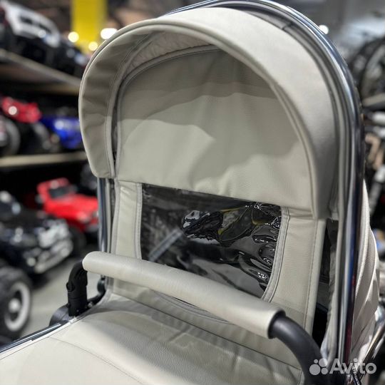 Коляска из экокожи Luxmom 608 2в1 новая