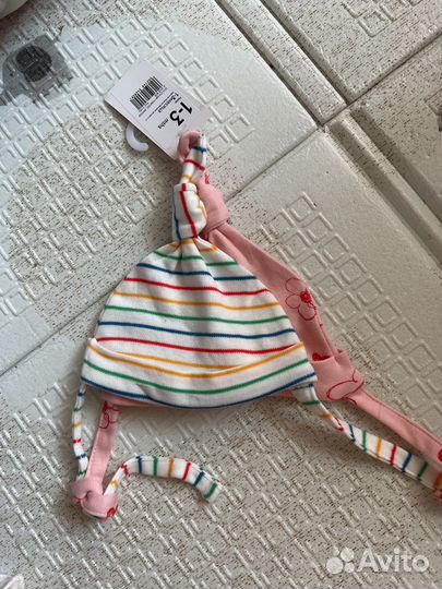 Шапка осень лето 1-3 мес mothercare