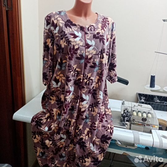 Халат велюровый женский новый