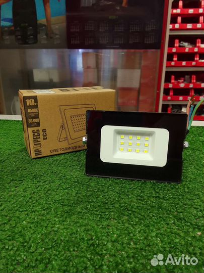 Прожектор светодиодный 10Вт Прогресс Эко