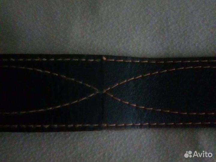 Ремень кожаный офицерский длинный.Один в наличии