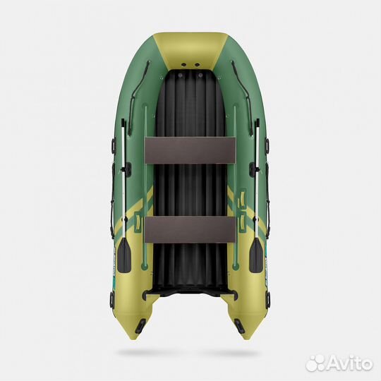 Лодка gladiator E420S Зелено-оливковая