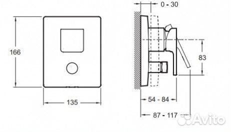 Смеситель для душа Jacob Delafon Strayt E98633-CP