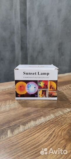 Sunset lamp имитация заката