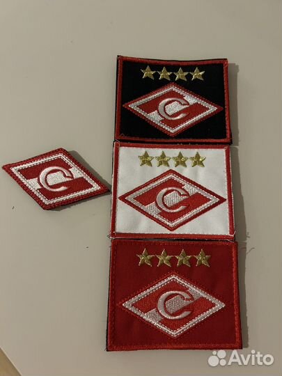 Нашивка шеврон патч Спартак