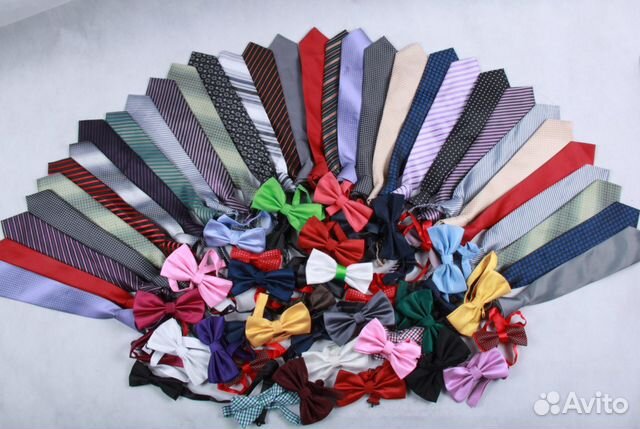Галстуки и бабочки мужские и женские