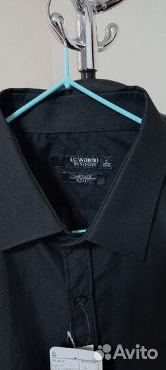 Рубашка мужская новая черная