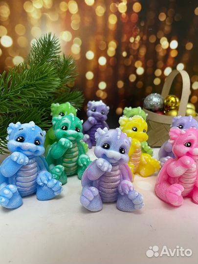 Мыло ручной работы. Дракончик Новый год