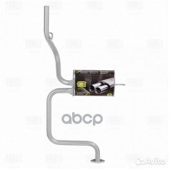 Глушитель Daewoo Matiz нерж. EMM 0502 Trialli