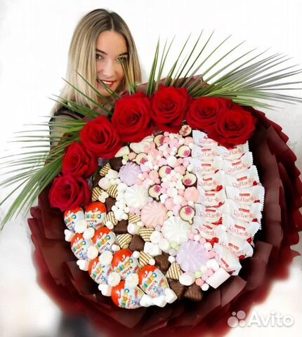 Съедобный букет на подарок маме/жене/девушке