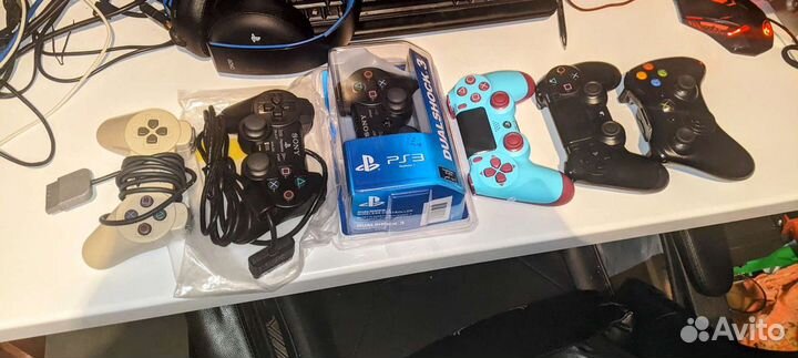 Sony PS2 PS3 PS4 контроллеры, джойстики