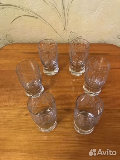 Стопки для водки 6 штук (СССР)