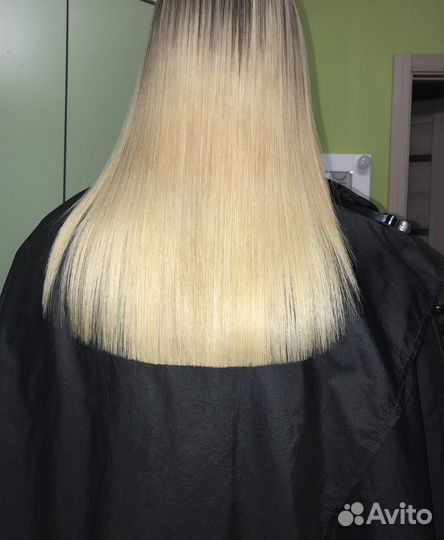 Ровный срез волос