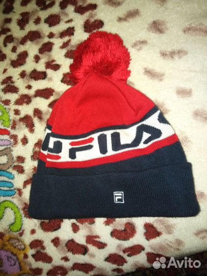 Мужская зимняя шапка fila