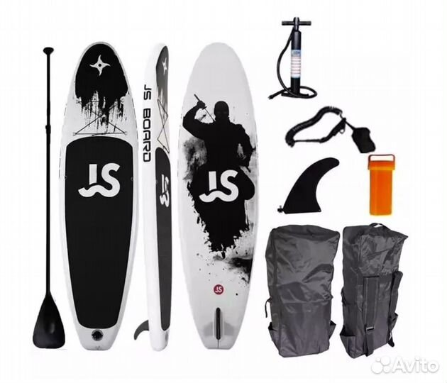 SUP-борд JS Ninja 335 стильный сап Новая доска