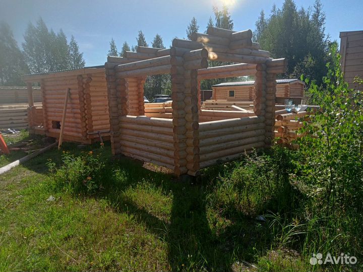 Беседка из сруба