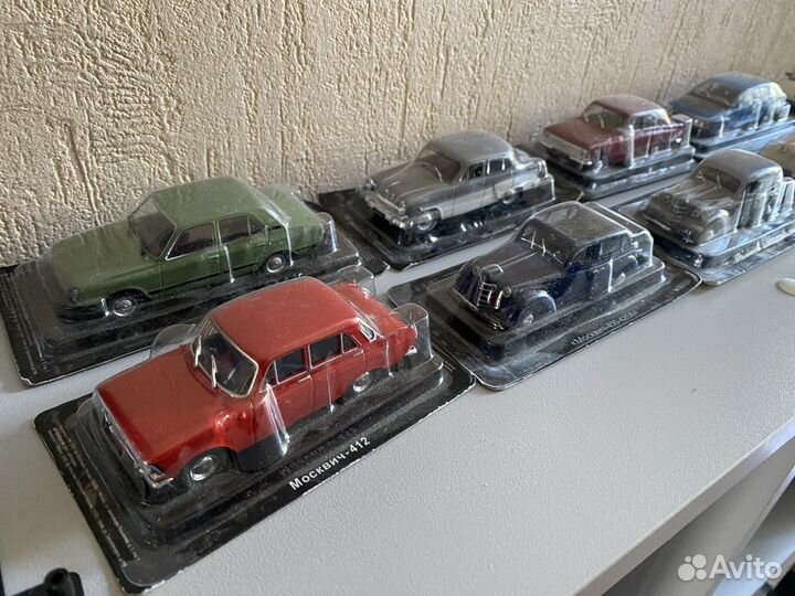 Коллекция азлк москвич 1:43 новые модели