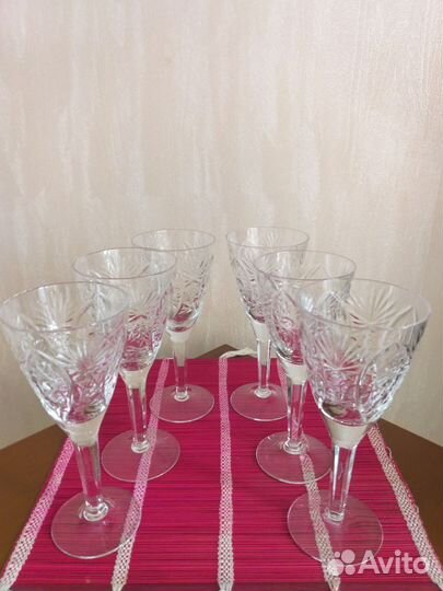 Фужеры хрустальные СССР