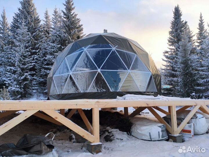 Глэмпинг-экокемпинг шатер