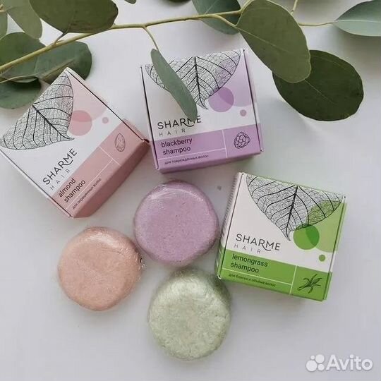 Натуральные Твёрдые шампуни