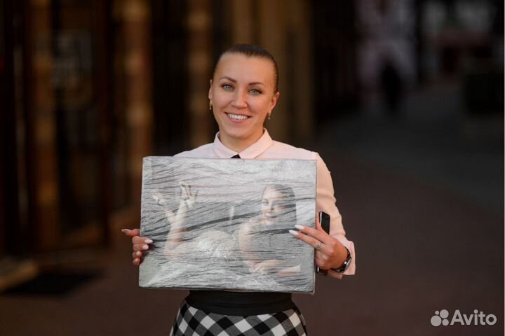 Картина на досках «Зебра»