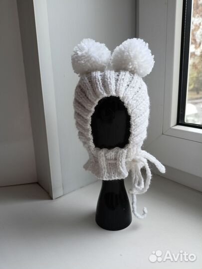 Вязаная шапка для собаки