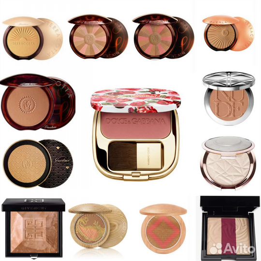 Бронзер. Хайлайтер. Румяна