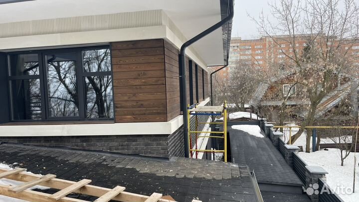 Утепление дома Штукатурный фасад Отделка