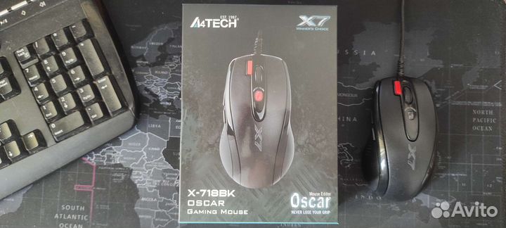 Игровая мышь a4tech x-718bk