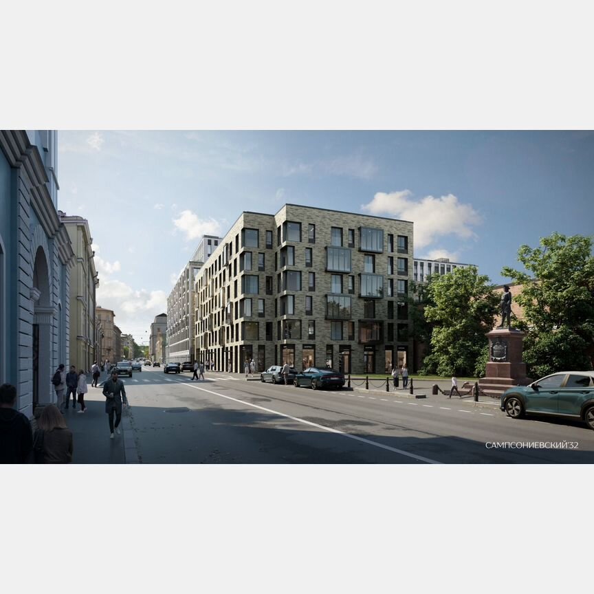 2-к. квартира, 66,3 м², 2/10 эт.