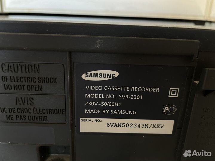 Видеомагнитофон samsung