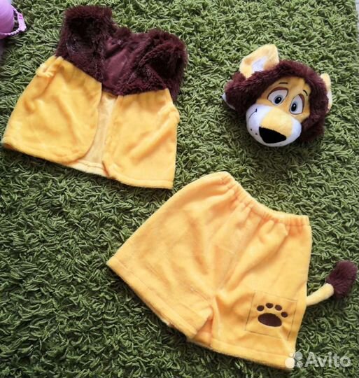 Новогодний Костюм Львенок и Волк,Заяц