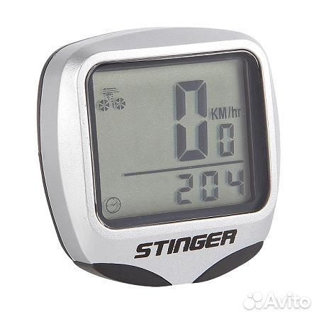 Велокомпьютер спидометр STG 15 функций. новый