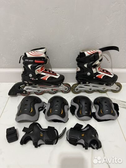 Роликовые коньки раздвижные 35-38