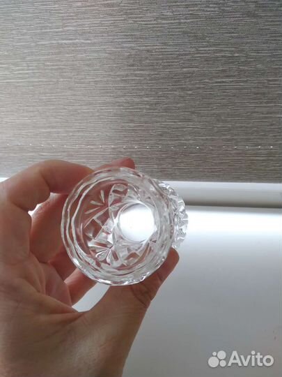 Хрустальная ваза, миниатюра, Чехия