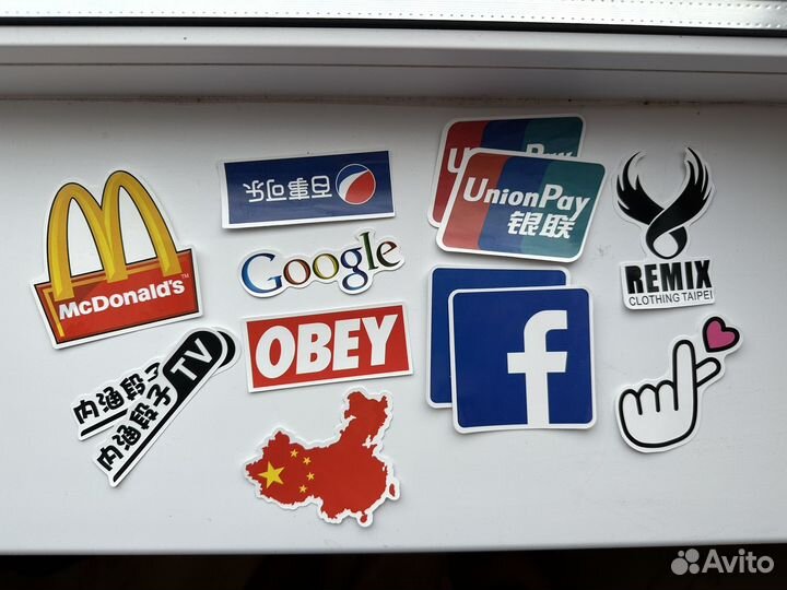 Наклейки стикеры Виниловые
