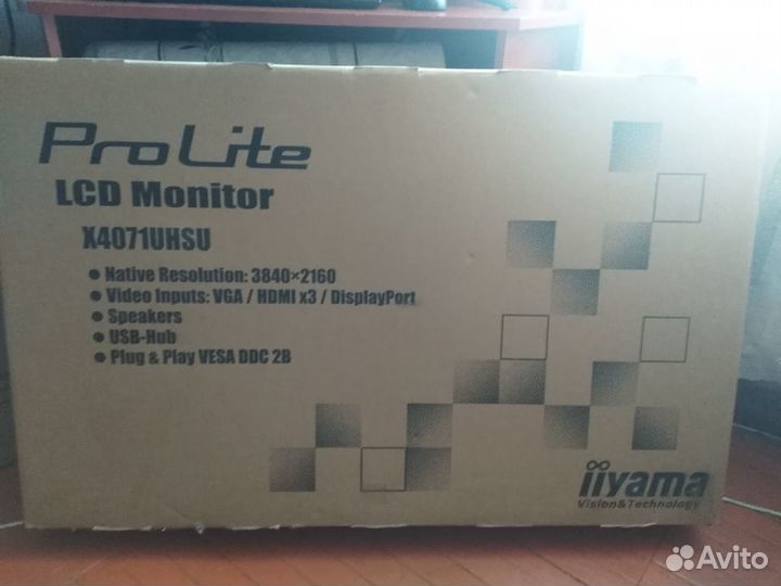 Монитор Iiyama ProLite X4071uhsu