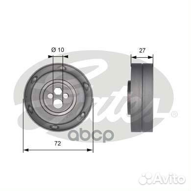 Натяжитель ремня грм 7786-21436 audi 80 09/91-0