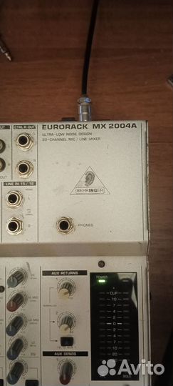 Микшерный пульт behringer mx 2004 a
