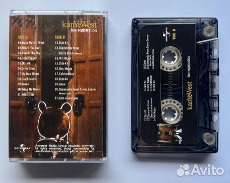 Kanye West Late Registration Cassette новый