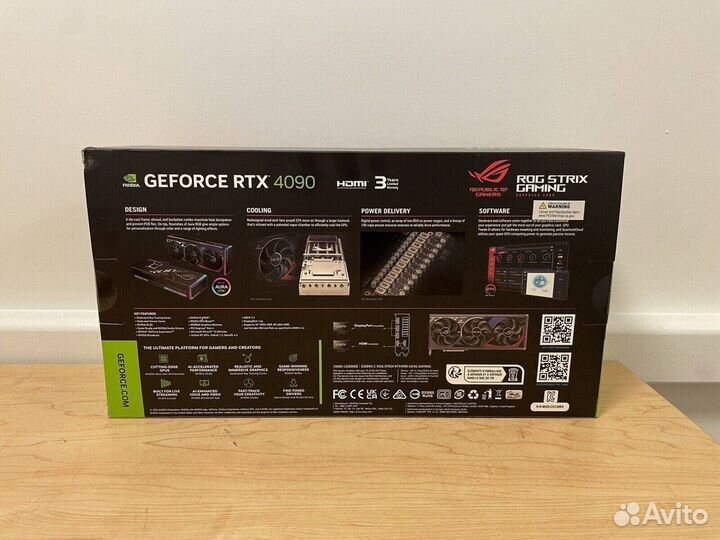 Видеокарта: RTX 4090 asus rog strix OC 24 gb опт