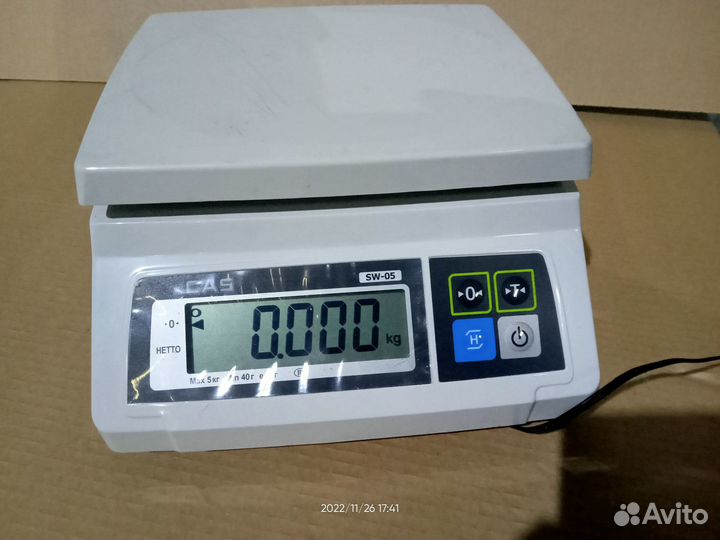 Весы CAS-W-05 до 5 кг, Б/У